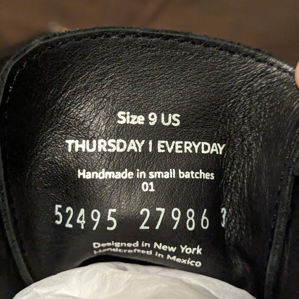 Thursday Major Zipper Boot - Black - Size 9 - Like NEW - Picture 8 of 12
